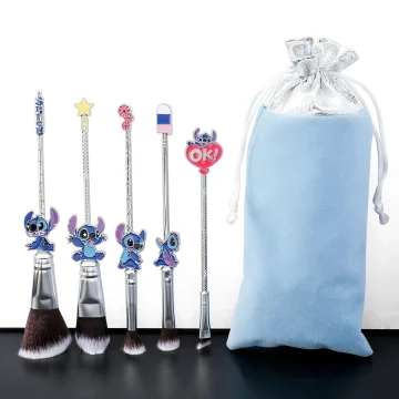 Disney Lilo & Stitch 5pc Anime Makeup Brush Set 1