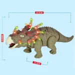 Interactive Triceratops Dinosaur Toy with Sound and Light 4 | PricZone