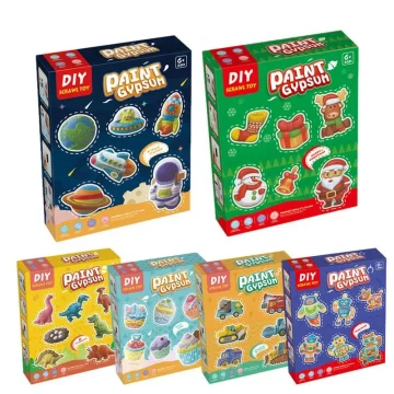 Kids DIY Gypsum Painting Set Cartoon Animal Space 1 | PricZone