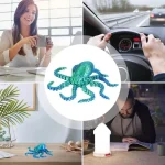 Colorful 3D Octopus Figurine DIY Stress Relief Toy 5 | PricZone