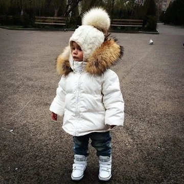 Stylish Toddler Hooded Snowsuit Jacket 2