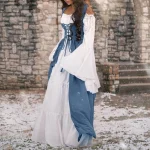 Renaissance Medieval Irish Costume Over Dress Womenss Medieval Renaissance Costume Cosplay Christmas Halloween Party Dress 5 | PricZone