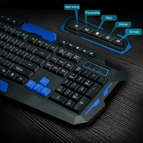 Wireless Gaming Keyboard Mouse Combo 5 | PricZone