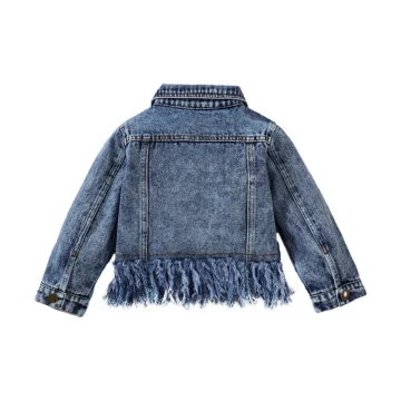 Spring Kids Denim Jacket with Fringe 12M-6T 2