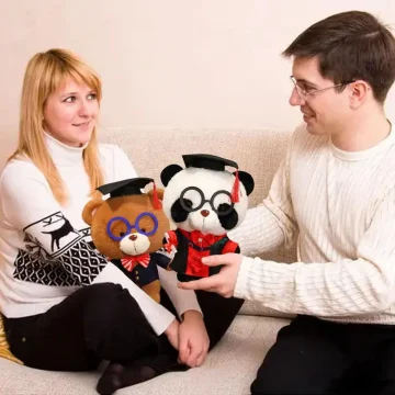 Grad Bear Adorable Panda Plush with Cap Glasses 2 | PricZone Grad Bear Adorable Panda Plush with Cap Glasses 2 | PricZone