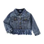 Spring Kids Denim Jacket with Fringe 12M 6T 1 | PricZone