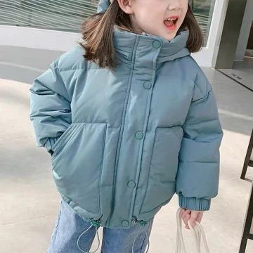 Winter Kids Thick Padded Coat Cotton Outerwear 2