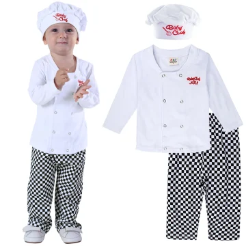 Toddler Chef Pilot Costume Set 3PCS 1 | PricZone