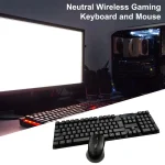 Wireless Keyboard Mouse Combo for PC TV 5 | PricZone