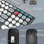 Compact Ergonomic Wireless Keyboard Mouse 6 | PricZone