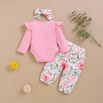 0-24 Month Newborn Clothing Kids Baby Girls Long 2