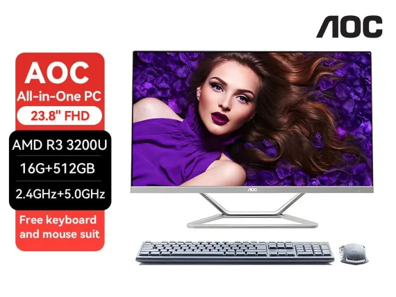 AOC All in One PC AMD 3200U 16GB RAM 512GB SSD 1 | PricZone