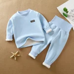Warm Long Johns Set for Kids - Autumn Winter Pajamas 3