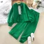 Girls Green Top & Pants Set for Autumn Ages 8-12