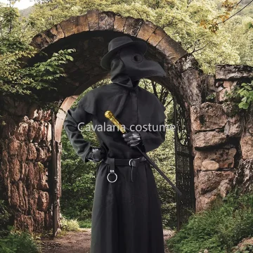 Medieval Plague Doctor Halloween Cosplay Outfit 2