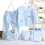 Bobora 5-Piece Newborn Outfit Set 0-3M Essentials