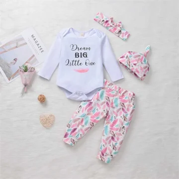 Spring Toddler Clothing Set 0-18M Bodysuit & More 2