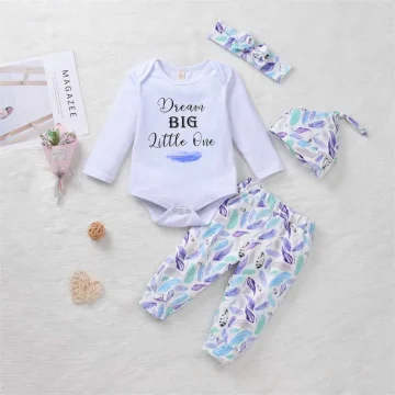 Spring Toddler Clothing Set 0-18M Bodysuit & More 1