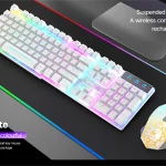 Wireless RGB Gaming Keyboard and Mouse Combo 5 | PricZone