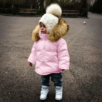 Stylish Toddler Hooded Snowsuit Jacket 1