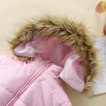Stylish Toddler Hooded Snowsuit Jacket 3