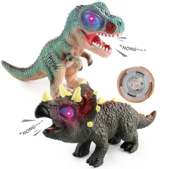 Rubber Squeaky Dinosaur Toy with Sound Effects 2 | PricZone