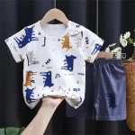 Boys Girls Cartoon Summer Clothing Set 5 | PricZone