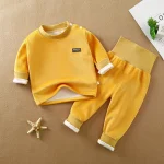 Warm Long Johns Set for Kids - Autumn Winter Pajamas 6