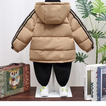 Boys Winter Hooded Warm Cotton Jacket 2