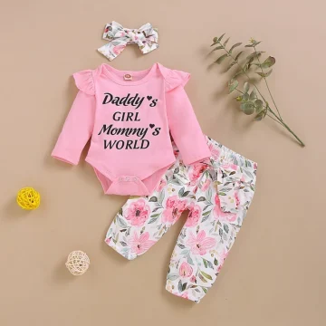 0-24 Month Newborn Clothing Kids Baby Girls Long 1