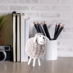 Festive Wool Felt Lamb Toy for Christmas Decor 5 | PricZone