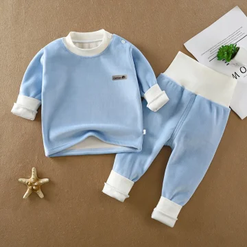 Warm Long Johns Set for Kids Autumn Winter Pajamas 2 | PricZone