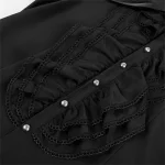 Gothic Black Pirate Victorian Steampunk Shirt 5 | PricZone