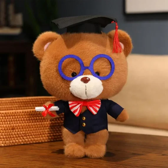 Grad Bear Adorable Panda Plush with Cap Glasses 4 | PricZone