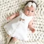 Lace Bowknot Princess Dress Set for Newborn Girls