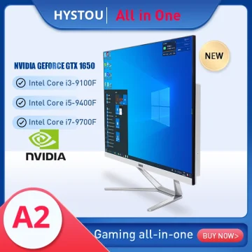 27-Inch White Gaming Desktop Intel i7 NVIDIA GTX1050TI 1