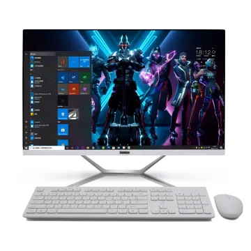 27-Inch White Gaming PC Intel i7 GTX1650 1