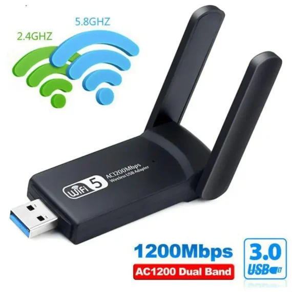 High Speed 1200Mbps USB WiFi Adapter 1 | PricZone