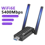 5400Mbps WiFi 6E Network Card USB 30 WiFi Adapter Tri Band 24G 5G 6G Wireless WiFi Dongle Wlan Receiver For Windows 10 11 1 | PricZone