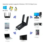 High Speed 1200Mbps USB WiFi Adapter 4 | PricZone