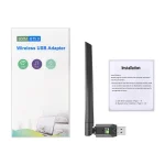 USB WiFi 600Mbps Dual Band Adapter AC600 24GHz 5GHz WiFi with Antenna PC Mini Computer Network Card Receiver 80211bngac 6 | PricZone