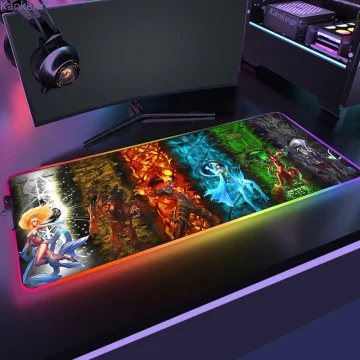 LED RGB League of Legends Gaming Mouse Pad 1