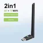 USB WiFi 600Mbps Dual Band Adapter AC600 24GHz 5GHz WiFi with Antenna PC Mini Computer Network Card Receiver 80211bngac 2 | PricZone