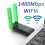 Dual Band WiFi USB Adapter with Antenna 1400Mbps