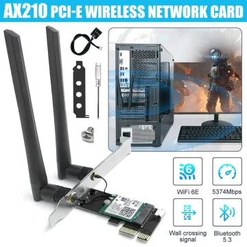 WiFi 6E Bluetooth 5.3 PCI-E Wireless Adapter 1