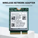 NFA765 WiFi Card 2400Mbps 24G5G6G Network Card Bluetooth compatible 53 Wireless Module for Laptop Win10 Win11 Adapter 3 | PricZone