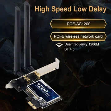 1200Mbps Dual Band Wireless PCIe Adapter 1