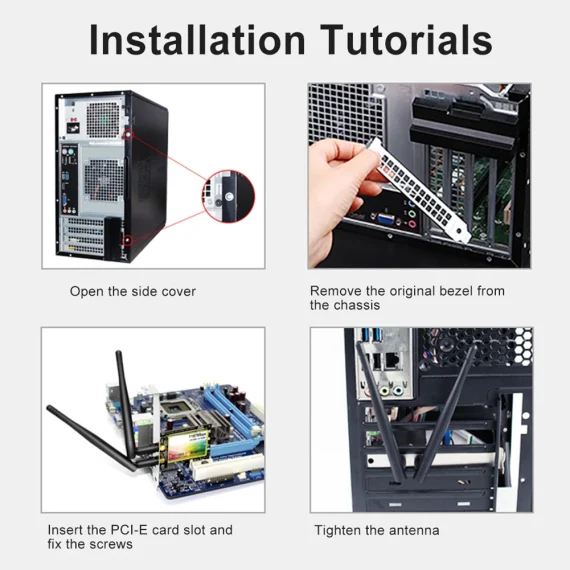 1200Mbps Dual Band WiFi Card for Desktop 5 | PricZone