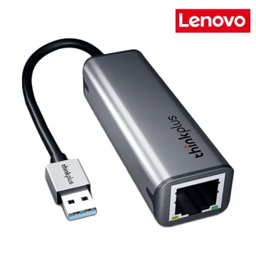 Lenovo USB Ethernet Adapter USB3.0 1000Mbps USB RJ45 Network Card for Laptop Xiaomi Mi Box S Nintendo Switch PC Internet USB Lan 1