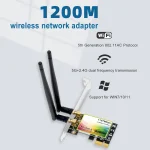 1200Mbps Dual Band WiFi Card for Desktop 3 | PricZone